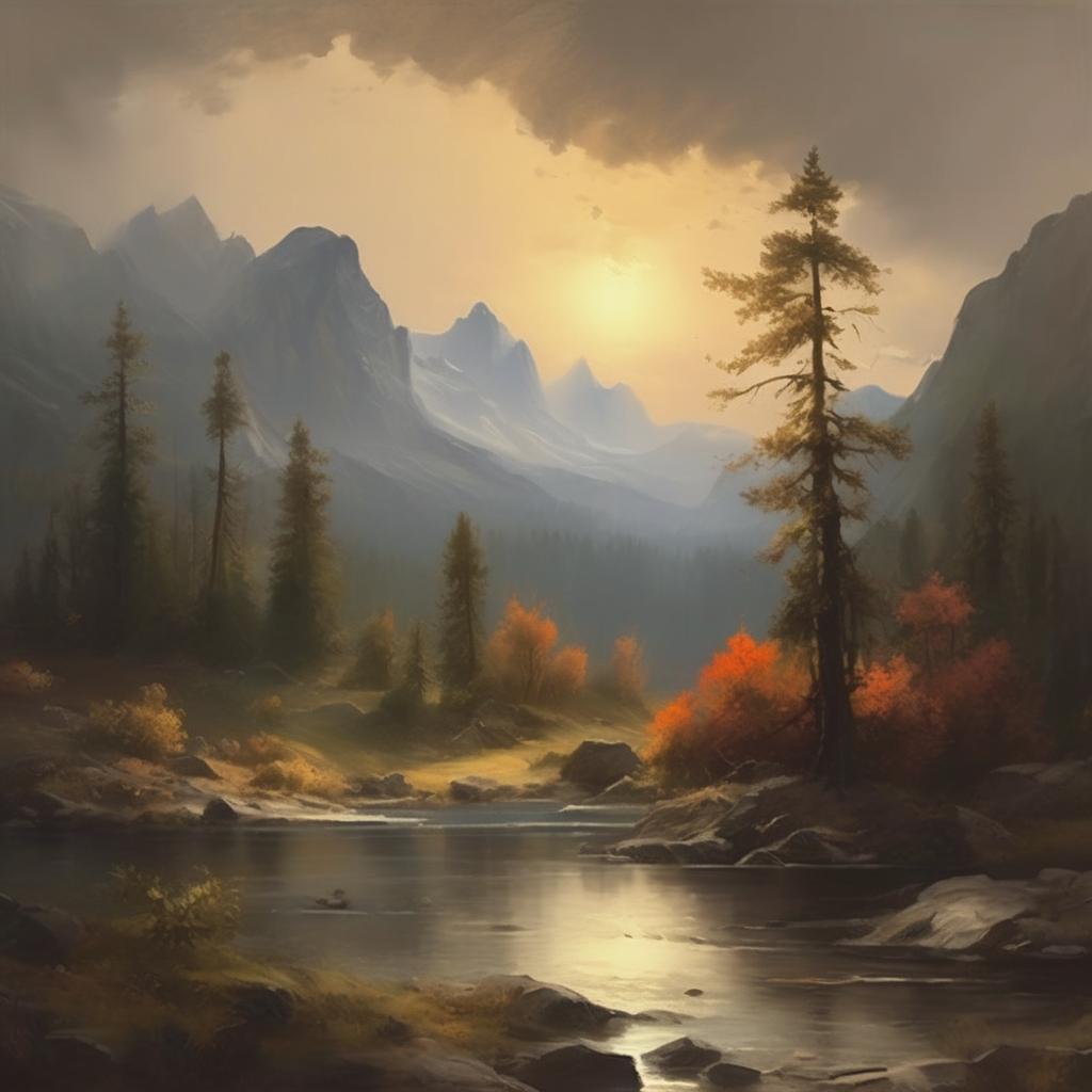 Το ύφος και η τεχνική του Alexandre Calame